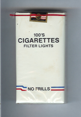 Cigarettes No Frills (Lights) L-20-S - USA