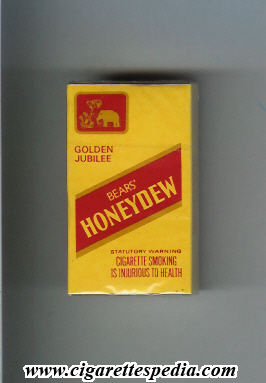 honeydew bears diagonal name golden jubilee s 10 h yellow red india