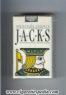 jacks menthol lights ks 20 s usa
