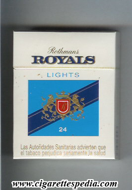 rothmans royals lights ks 24 h spain england