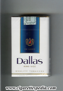 dallas brazilian version design 2 de luxo quality tobaccos ks 20 s white blue brazil