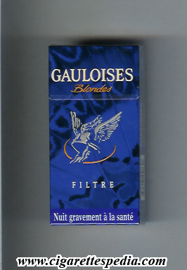 gauloises blondes collection design liberte toujours papillon filtre ks 10 h blue france