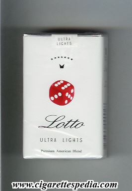 loto american version ultra lights premium american blend ks 20 s usa