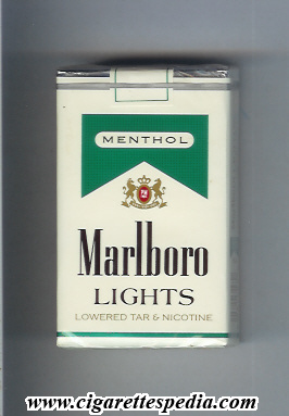 marlboro lights menthol ks 20 s usa