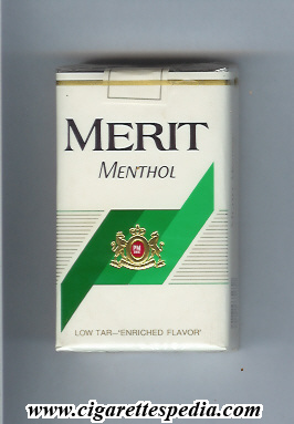 merit design 3 with lines menthol ks 20 s usa