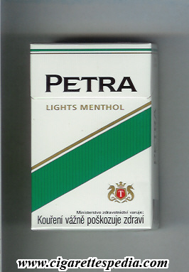 petra new design lights menthol ks 20 h czechia