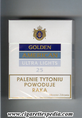 golden american with emblem on the top ultra lights ks 25 h poland