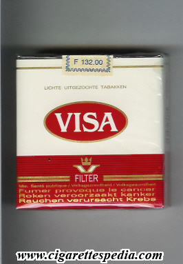 visa belgian version filter s 25 s white red belgium