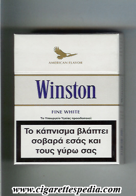 winston with eagle from above on the top american flavor fine white ks 25 h germany greece