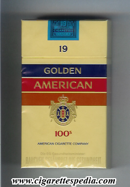golden american with emblem on the middle l 19 h germany