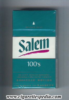 salem with red line menthol fresh l 20 h usa