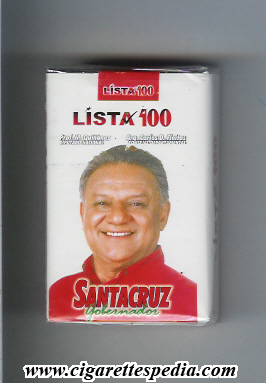 lista 100 santacruz gobenador ks 20 s nicanor presidente paraguay