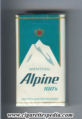 alpine green name menthol l 20 s usa
