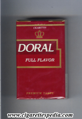 doral premium taste full flavor ks 20 s usa