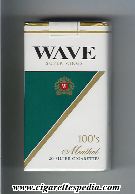 wave characteristic from below menthol l 20 s usa japan
