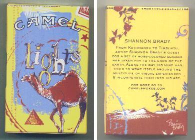 Camel Lights (Art Issue - designed by Shannon Brady - pic.3) side slide KS-20-H U.S.A..jpg