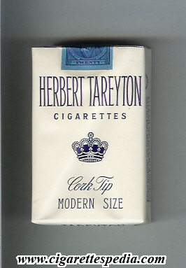 herbert tareyton cork tip ks 20 s old design usa