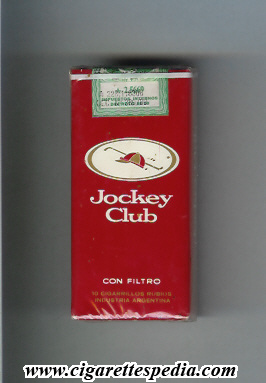 jockey club argentine version ks 10 s red white old design argentina