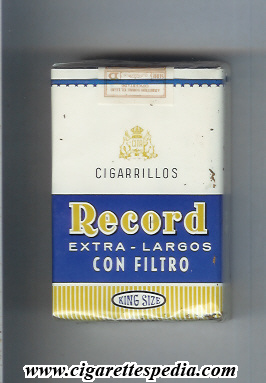 record spanish version extra largos con filtro ks 20 s spain