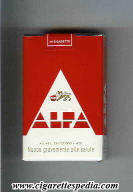 alfa italian version design 2 ks 20 s italy