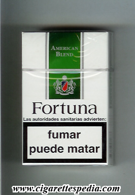 fortuna spanish version american blend ks 20 h white green spain