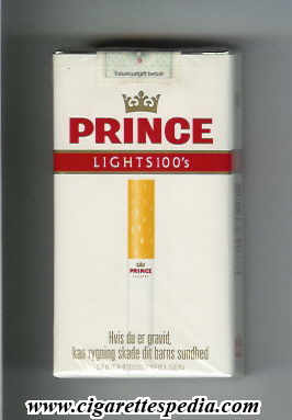 prince with cigarette lights l 20 s sweden