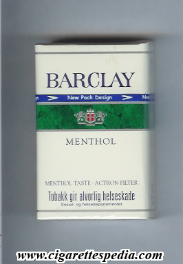 barclay blue barclay menthol ks 20 h finland