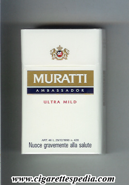 muratti ambassador new design ultra mild ks 20 h holland switzerland