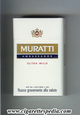 File:Muratti ambassador new design ultra mild ks 20 h holland switzerland.jpg