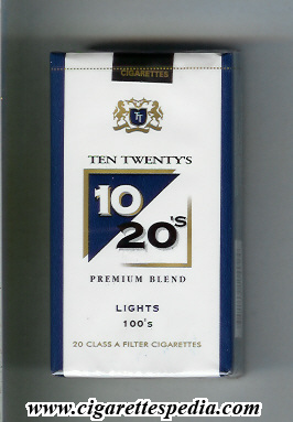 10 20 s ten twenty s premium blend lights l 20 s usa india