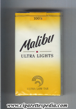 malibu american version diagonal name horizontal characteristics ultra lights l 20 s usa