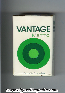 vantage old design menthol menthol in the right from below ks 20 s usa