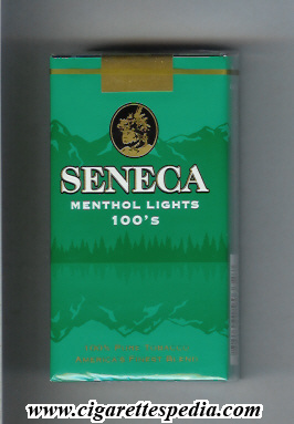 seneca canadian version menthol lights l 20 s usa canada