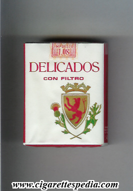 delicados cigarettes Delicados (Con Filtro) S-20-S - Mexico