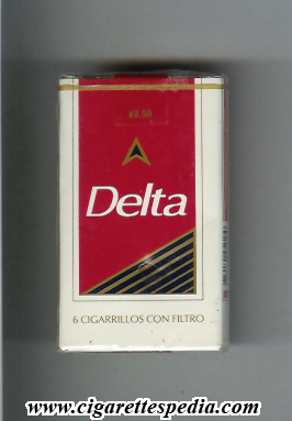 delta costarrican version cigarrillos con filtro ks 6 s salvador