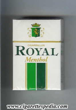 royal colombian version menthol ks 20 h colombia