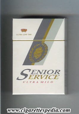 senior service ultra mild ultra low tar ks 20 h cyprus england