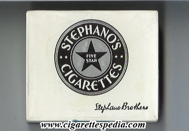 stephano s design 2 cigarettes stephano brothers five star s 20 b usa