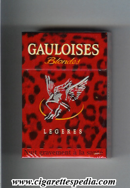 gauloises blondes collection design liberte toujours jaguar legeres ks 20 h red france