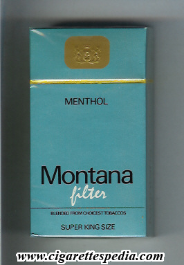 montana israeli version menthol filter l 20 h israel