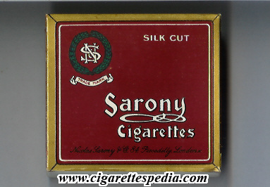 sarony silk cut s 20 b england