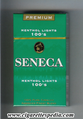 seneca canadian version menthol lights l 20 h usa canada