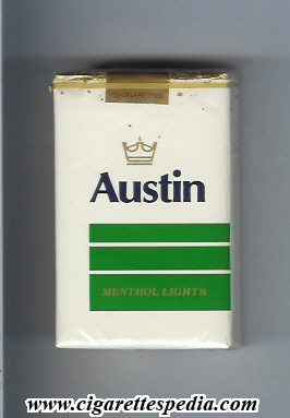 austin american version with lines menthol lights ks 20 s usa