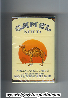 camel with red sun mild ks 20 h germany italy usa