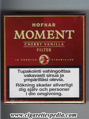 moment hofnar cherry vanilla cigarillos 0 9l 10 b holland
