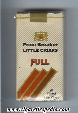 price breaker little cigars full l 20 s usa