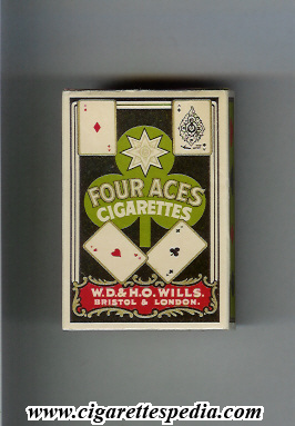 four aces cigarettes s 10 h england
