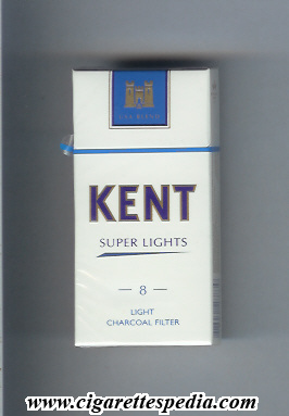 kent usa blend super lights 8 light charcoal filter ks 10 h chile usa