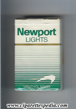 newport lights menthol white green ks 20 s usa