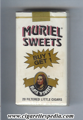 muriel sweets little cigars black n sweet l 20 s usa